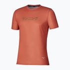 Vyriški bėgimo marškinėliai Mizuno Core Graphic Short Sleeve ginger