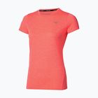 Moteriški bėgimo marškinėliai Mizuno Core Impulse Short Sleeve Tee desert flower