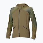 Vyriška bėgimo striukė Mizuno Active Alpha Hooded Jacket martini olive