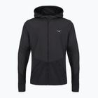 Vyriška bėgimo striukė Mizuno Active Warmalite Hybrid Full Zip Hooded Long Sleeve Top black