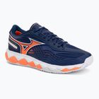 Vyriški teniso batai Mizuno Wave Enforce Tour 2 CC beacon blue/white/lava orange