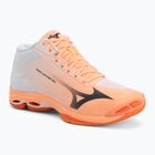Tinklinio bateliai Mizuno Wave Lightning Pro Mid flamingo coral/carbon/white