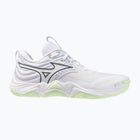 Moteriški tinklinio bateliai Mizuno Wave Momentum Elite white/balsam green/ambrosia