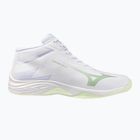Moteriški tinklinio bateliai Mizuno Lightning Select Mid white/aqua gray/ambrosia