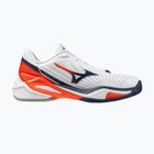 Vyriški teniso batai Mizuno Neo Ace AC white/insignia blue/orange