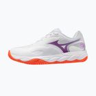 Moteriški teniso bateliai Mizuno Wave Enforce Court 2 CC white/dahlia/sunstone