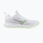 Moteriški tinklinio bateliai Mizuno Wave Luminous Pro white/aqua gray/ambrosia