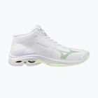 Moteriški tinklinio bateliai Mizuno Wave Lightning Pro Mid white/aqua gray/ambrosia