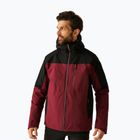 Vyriška 3-in-1 striukė REGATTA Wentwood dark maroon/black