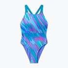 Vaikiškas vientisas maudymosi kostiumėlis Speedo Allover Pwerbackback moonlight lavender/hyper teal