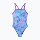 Vaikiškas vientisas maudymosi kostiumėlis Speedo Print Thinstrap pace purple