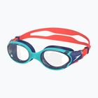 Vaikiški plaukimo akiniai Speedo Biofuse 2.0 aqua breeze/clear