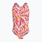 Vaikiškas vientisas maudymosi kostiumėlis Nike Spiderback desert pink
