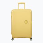 "American Tourister Soundbox" kelioninis lagaminas 110 l pastelinės geltonos spalvos
