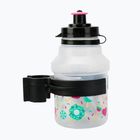 "Polisport Lolipops" 350 ml Junior dviračių butelis + krepšelis skaidrus