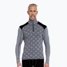 Vyriškas termoaktyvus džemperis Dovre Half Zip Jacquard grey