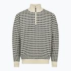 Vyriškas megztinis Dovre Knitted Half Zip Pullover beige