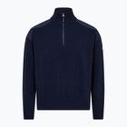 Vyriškas megztinis Dovre Ribbed Knit Half Zip navy