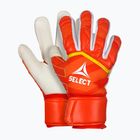 SELECT 34 Protection v24 oranžinės/baltos vaikiškos vartininko pirštinės