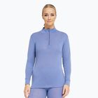 Moteriškas termo džemperis Dovre Wool Zip blue