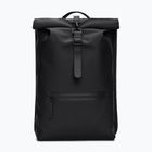 Miestinis kuprinė Rains Rucksack Rolltop 13 + 4 l black