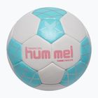 Rankinio kamuolys Hummel Classic Energizer off white/light blue/marine size 0