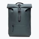 Miestinis kuprinė Rains Rucksack Rolltop 13 + 4 l dark grey