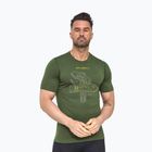 Vyriški termo marškinėliai Brubeck Outdoor Wool Pro dark green