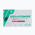 100% vitaminai ir mineralai Trec vitaminų ir mineralų kompleksas 60 kapsulių TRE/611