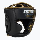Bokso šalmas StormCloud Lynx black/gold