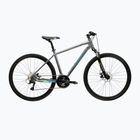 Kroso dviratis KROSS Evado 3.0 grey/teal/gloss