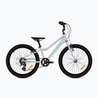 Vaikiškas dviratis KROSS Lea Mini 1.0 silver/turquoise/gloss