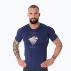 Vyriški termoaktyvūs marškinėliai Brubeck Outdoor Merino Wool Pro tamsiai mėlyni/kalnai 2