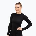 Moteriški termo marškinėliai Brubeck LS12810 Active Wool black