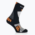 Vaikiškos slidinėjimo kojinės Brubeck Ski Force pilkos/oranžinės