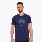 Vyriški termoaktyvūs marškinėliai Brubeck SS1265 Outdoor Wool Pro tamsiai mėlyni