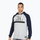 Vyriški Pitbull West Coast džemperiai su gobtuvu California 210, pilkos ir tamsiai margos spalvos
