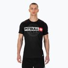 Vyriški treniruočių marškinėliai Pitbull Mesh Performance Pro Plus Hilltop Sports black