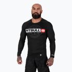 Vyriški marškinėliai ilgomis rankovėmis Pitbull Rashguard Hilltop Sports black