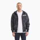 Vyriška striukė Pitbull Athletic Logo Hooded Nylon all black camo