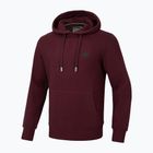 Vyriškas džemperis Pitbull Small Logo Hooded burgundy