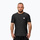 Vyriški marškinėliai Pitbull Small Logo Casual Sport black melange