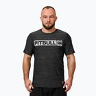 Vyriški marškinėliai Pitbull Hilltop Casual Sport black melange