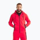 Vyriškas džemperis Pitbull Dogwood Hooded Zip Sweatshirt fluo/red