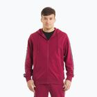 Vyriškas džemperis Pitbull Tape Nugget Hooded Zip Sweatshirt burgundy