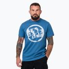 Vyriški marškinėliai Pitbull Logo Palms shade blue