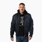 Vyriška striukė Pitbull Hacket Washed Bomber dark navy