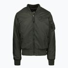 Vyriška striukė Pitbull Hacket Washed Bomber dark green