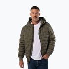 Vyriška žieminė striukė Pitbull Fisk Quilted Hooded olive