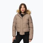 Moteriška žieminė striukė Pitbull Azalea Quilted Hooded dark sand